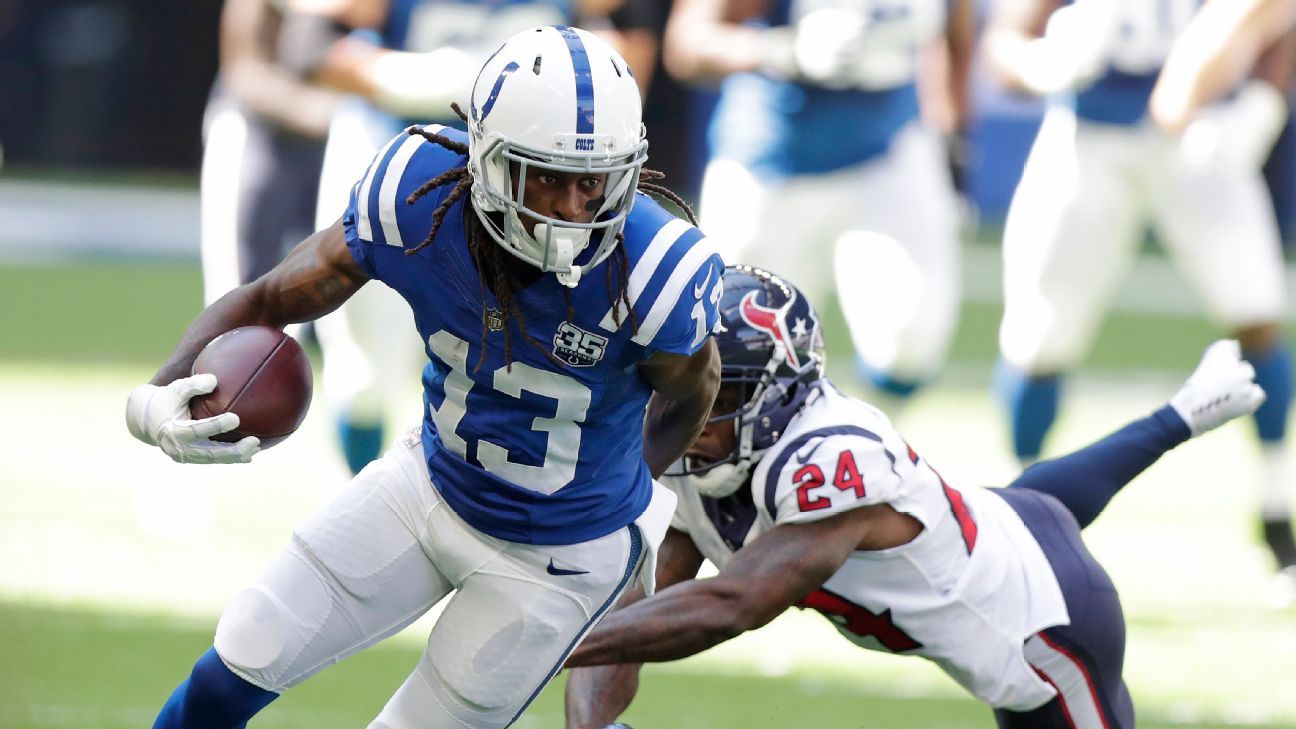 WR TY Hilton returns to Indianapolis Colts with $ 10 million deal, agents say