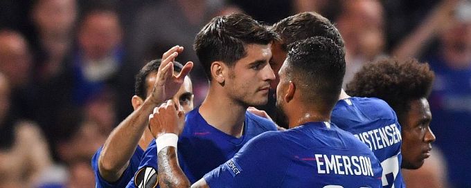 Alvaro Morata breaks drought in Chelsea's Europa League win over Vidi
