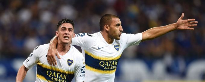 Boca Juniors move on to Copa Lib semis as Cruzeiro's Dede sees red again