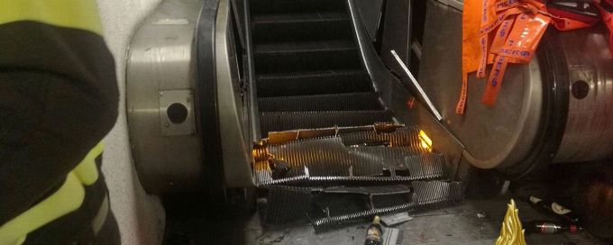 CSKA Moscow fans injured in escalator accident in Rome