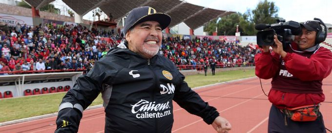 Diego Maradona's Dorados de Sinaloa reach Ascenso MX playoffs