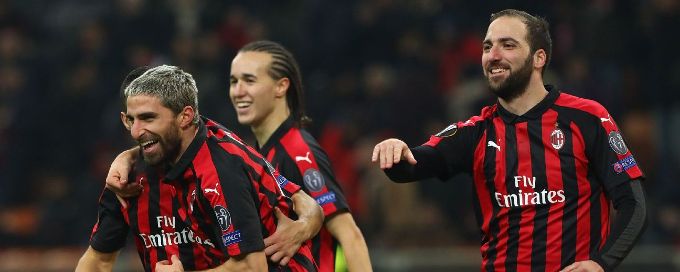 AC Milan rally for decisive Europa League win against F91 Dudelange