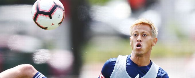 Keisuke Honda training with Orange County amid links to MLS move