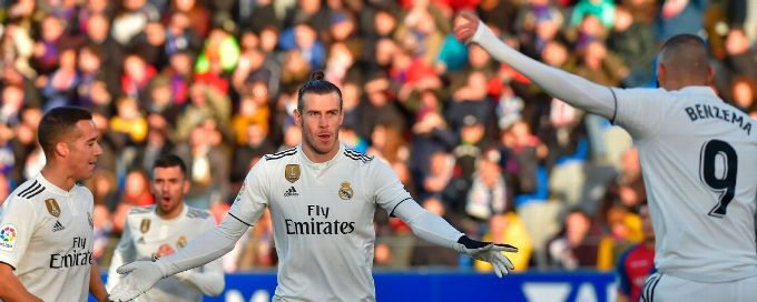 Gareth Bale grabs winner as Real Madrid beat Huesca to go fourth
