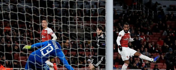 Alexandre Lacazette gives Arsenal win over Qarabag in Europa League