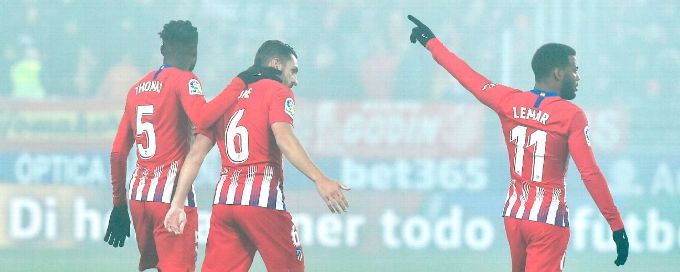 Atletico Madrid bounce back with easy win over Huesca in La Liga