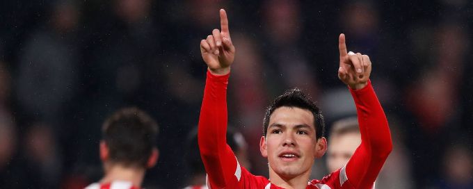 Mexicans abroad: Hirving Lozano wins Europeo of the Week following two-goal heroics for PSV