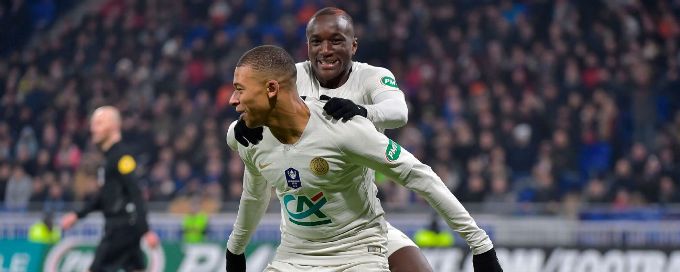Cavani, Mbappe come on to spare PSG blushes in Coupe de France