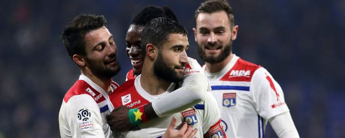 Nabil Fekir gives Lyon win against Guingamp ahead of Barcelona clash
