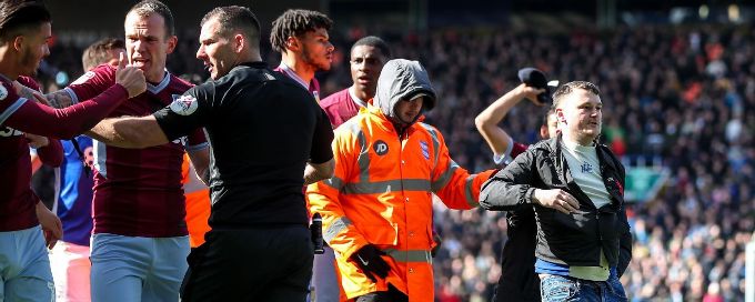 Jack Grealish punched in disgraceful scenes in Birmingham vs. Aston Villa
