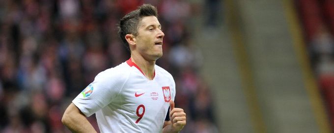 Lewandowski strikes as Poland beat Latvia for second Euro qualifying win