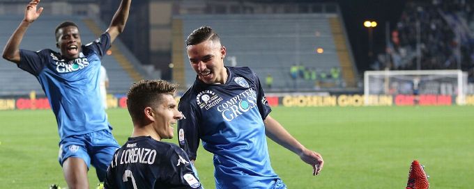 Empoli boost survival hopes with shock win over Napoli