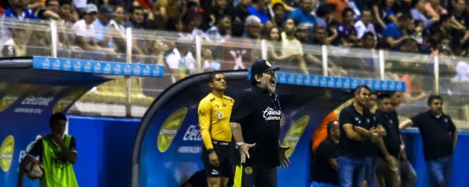 Maradona threatens to quit Dorados over penalty row