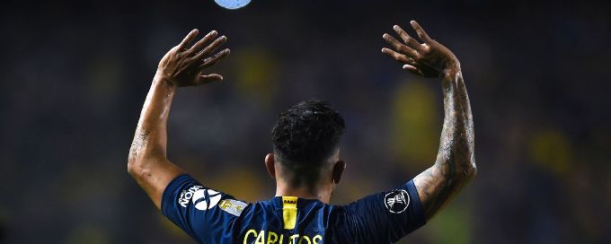 Tevez sends Boca top of group as Penarol exit Copa Lib before knockouts