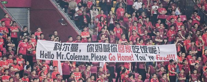 Chris Coleman sacked by Chinese Super League's Hebei CFFC