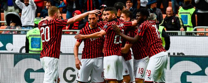 AC Milan win to bolster Champions League hopes