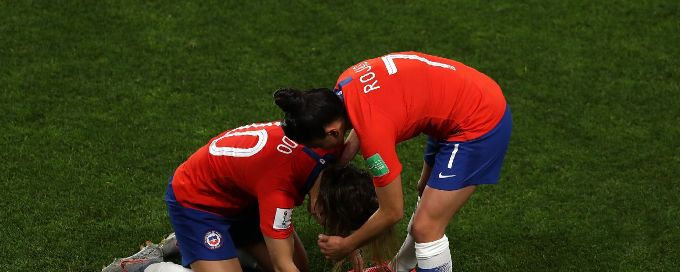 Chile eliminated after missing late penalty