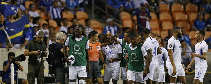 Curacao's first-ever Gold Cup win knocks out Honduras