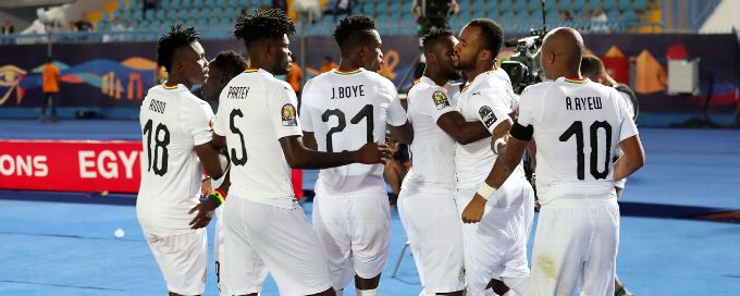 Ghana win to top Group F at Cup of Nations
