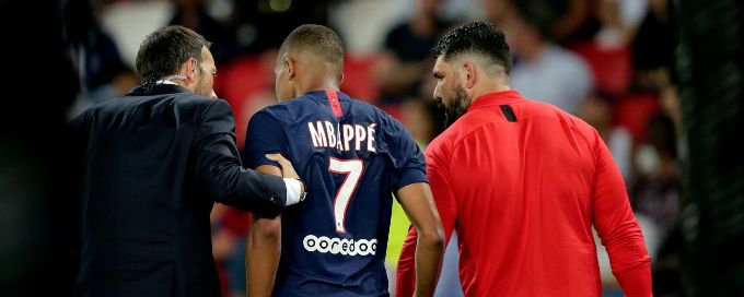 Mbappe, Cavani exit with injuries in PSG win