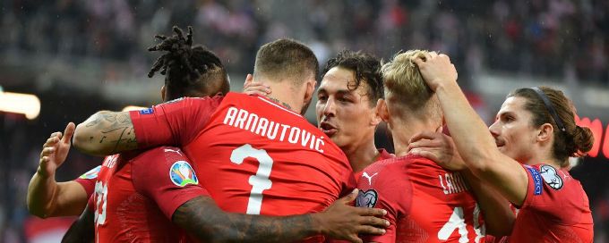 Arnautovic scores twice in Austria rout of Latvia