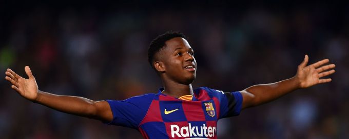 Barcelona's Ansu Fati called up to Spain U21 squad