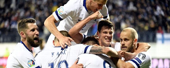 Pukki fires Finland to country's first-ever major finals at Euro 2020