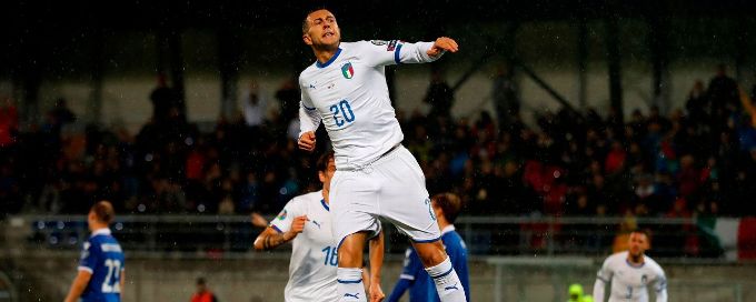 Italy stay perfect in European Championship qualification with easy win in Liechtenstein