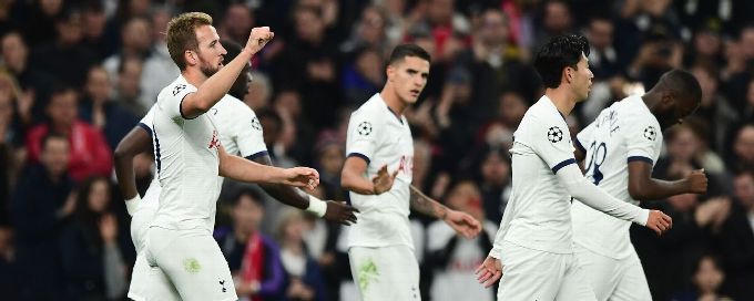Tottenham end slump with emphatic Champions League win over Red Star