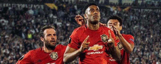 Manchester United go top in Group L with win over Partizan Belgrade