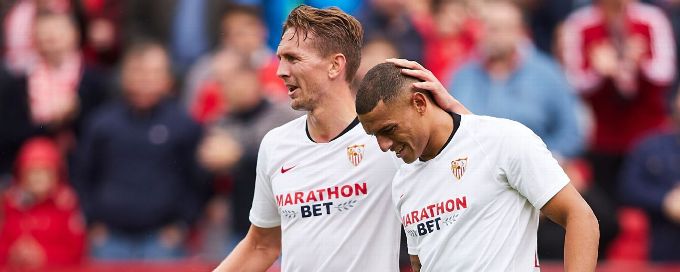 Sevilla seal narrow win over bottom of the league Leganes to go second