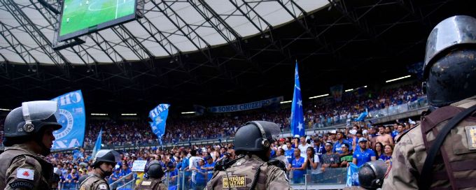 Cruzeiro season finale abandoned due to riots as team relegated in Brazil