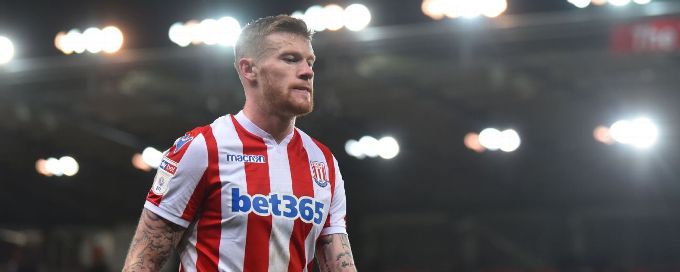 Huddersfield vs. Stoke halted after James McClean subjected to sectarian abuse