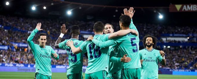Real Madrid crush Zaragoza to cruise into Copa del Rey quarterfinals