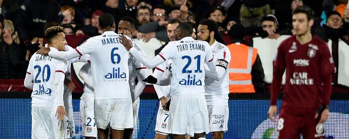 Moussa Dembele strikes again as Lyon beat Metz