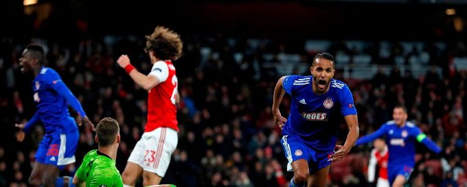 Olympiakos oust Arsenal from Europa League on El Arabi's late goal