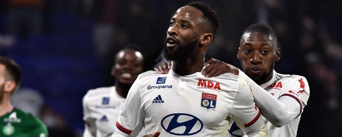 Dembele double gives Lyon 2-0 win over St Etienne