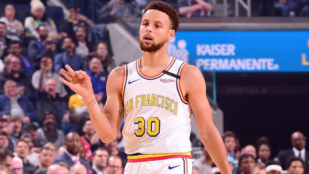 Stephen Curry defeats Wilt Chamberlain as the all-time Golden State Warriors, then leaves the night with a 53-win streak