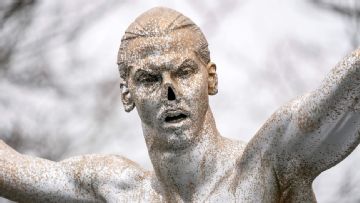 Nose from Zlatan Ibrahimovic's vandalised statue being worn as necklace, Swedish TV personality claims