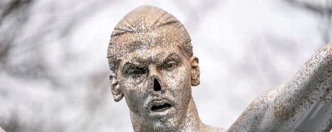 Statue of Zlatan Ibrahimovic to stay in Malmo despite repeated attacks