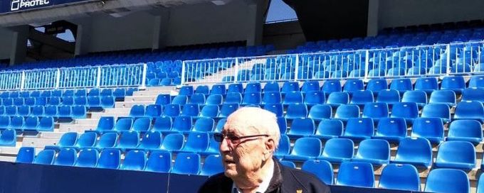 Malaga's groundskeeper, who lives at the stadium, is hopeful that soccer soon returns to his unique home