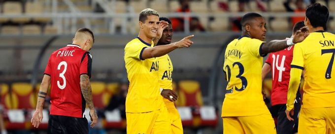 Tottenham fend off KF Shkendija to advance in Europa League