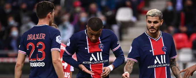Icardi double gives lifts PSG to seventh in Ligue 1