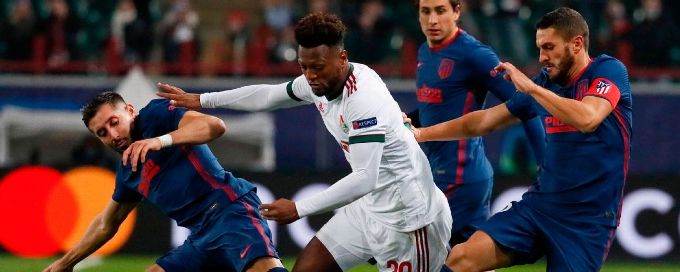 Atletico Madrid frustrated by Lokomotiv Moscow in Champions League