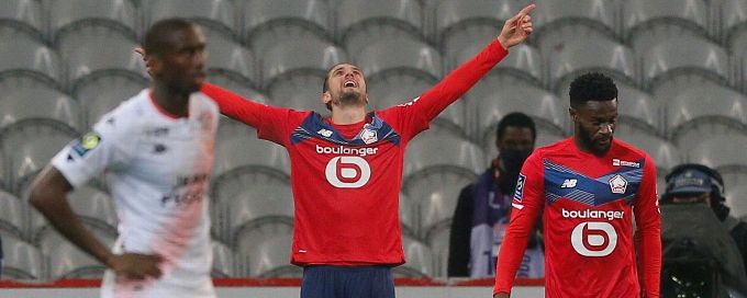 Yazici shines as Lille cut PSG's lead with Lorient win