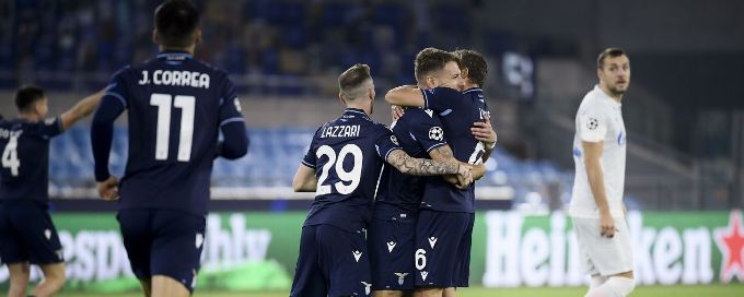Immobile double helps Lazio move closer to knockout stage