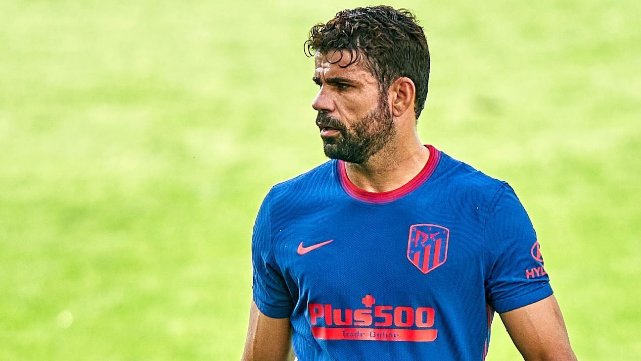 Diego Costa did not train with Atlético while waiting for his departure