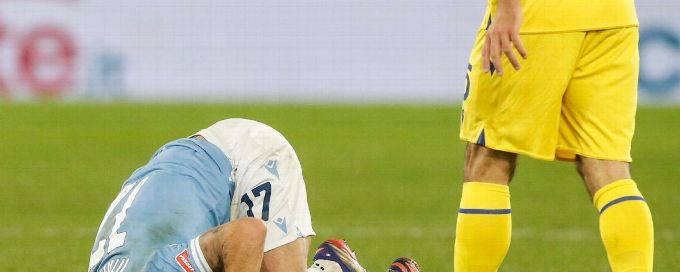 Lazio's defensive mishaps hand Verona 2-1 win