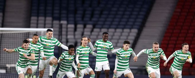 Celtic win fourth consecutive Treble in dramatic shootout Scottish Cup final win vs. Hearts