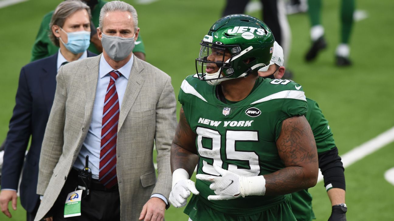 New York Jets DT Quinnen Williams, the breakout season ends with an injury